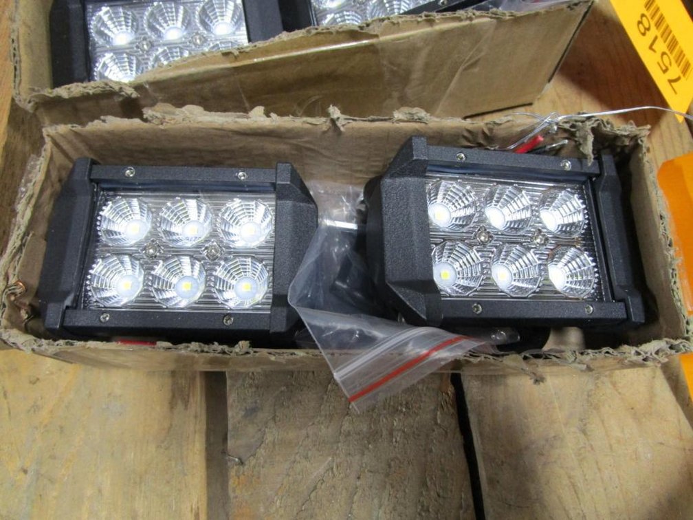 (2) New 4" LED Lights (CW)
