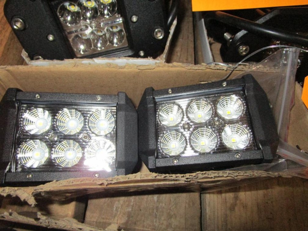 (2) New 4" LED Lights (CW)
