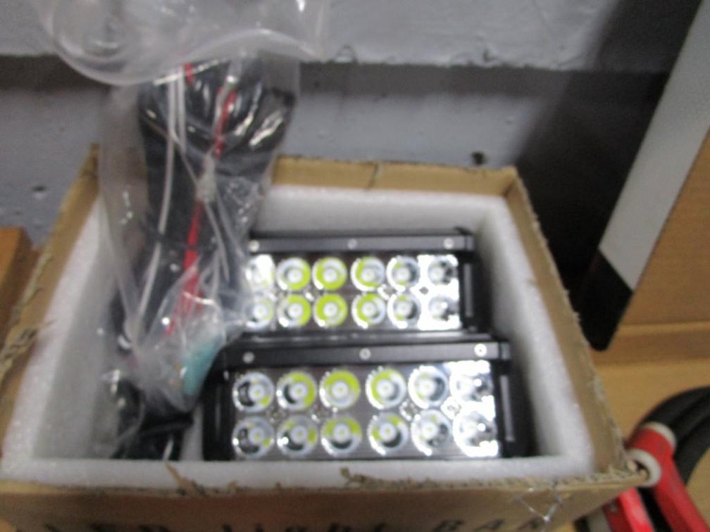 (2) New 7" LED Light Bars (CW)