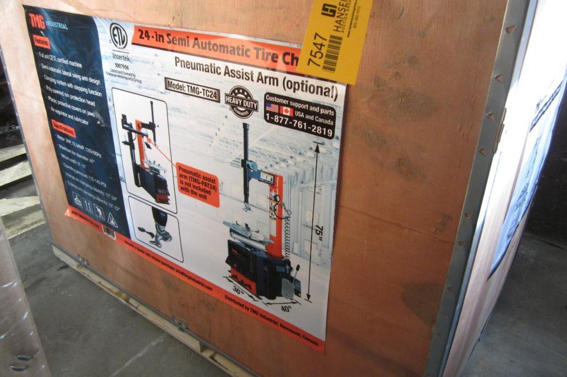 2HP Semi Automatic Tire Changer (Power assist arm to sell separately) (H)