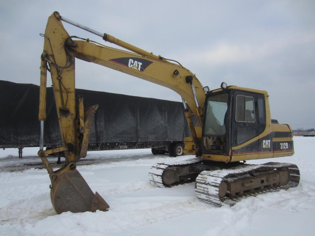 CAT 312BL Excavator, 4Cyl Manual, 24" Bucket with Thumb, Cab Pin 7DK01439, SN 6LK01707 (Nitke Yard)