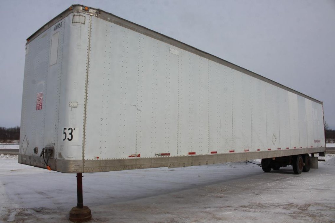 1998 Trail Master Trailers 53 ft semi trailer, (Downing, WI)