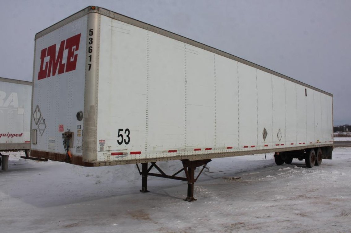 2000 Wabash National Corp. 53 ft semi trailer, (Downing, WI)