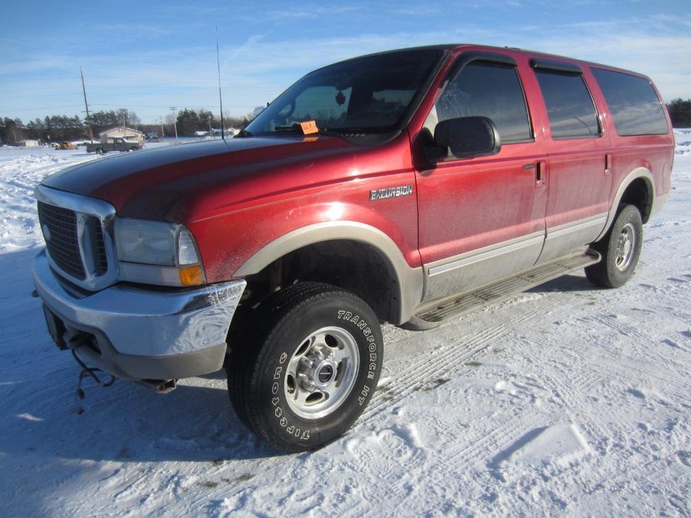 2002 Ford Excursion Limited, 7.3 Diesel 4x4, Vin 1FMSU43F72EA67149, Miles 351,151. Nitke Yard