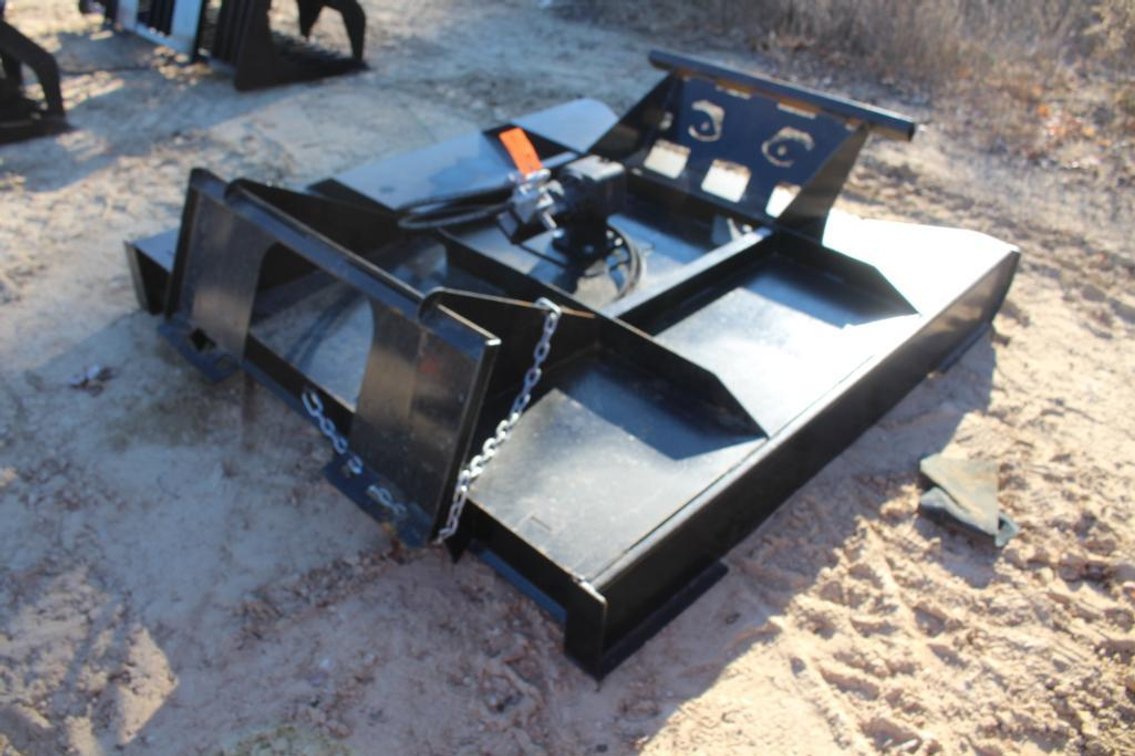 Skid steer mount 72" brush mower, Unused (Downing, WI)