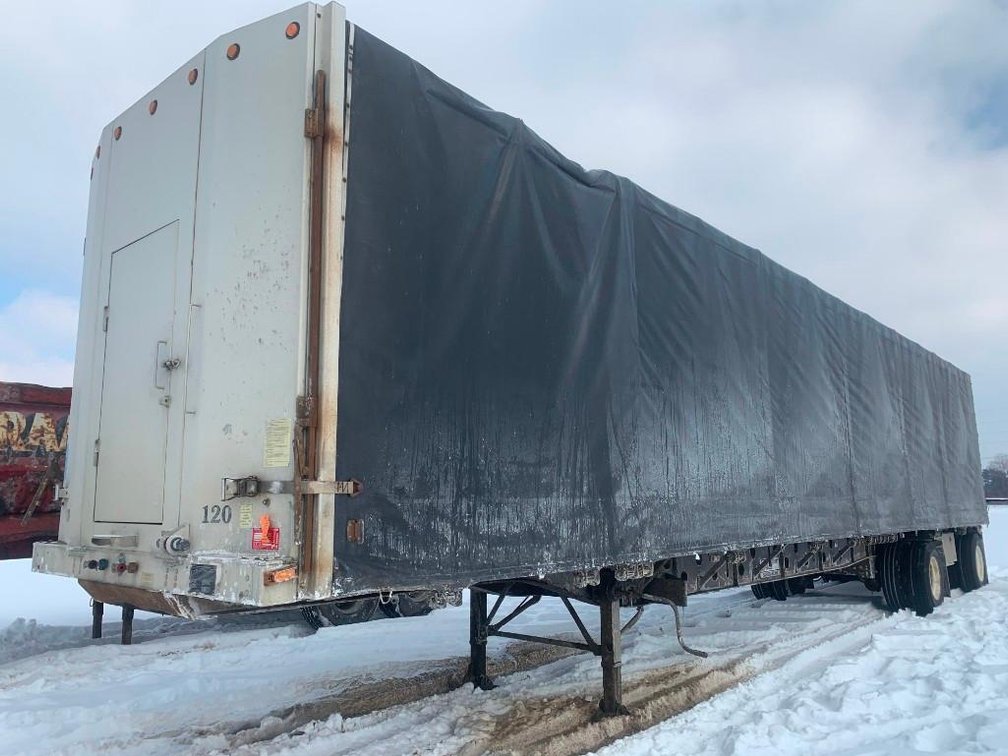 *NO TITLE* 2001 Transcraft Eagle W2 Conestoga/Curtain Trailer, VIN: 1TTF4820912007937, (Nitke Yard, Mosinee WI)