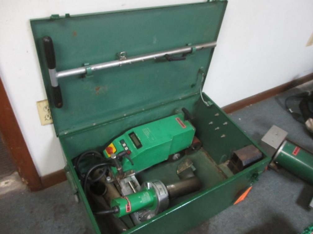 Leister Variant Walk Behind Hot Air Welding Machine