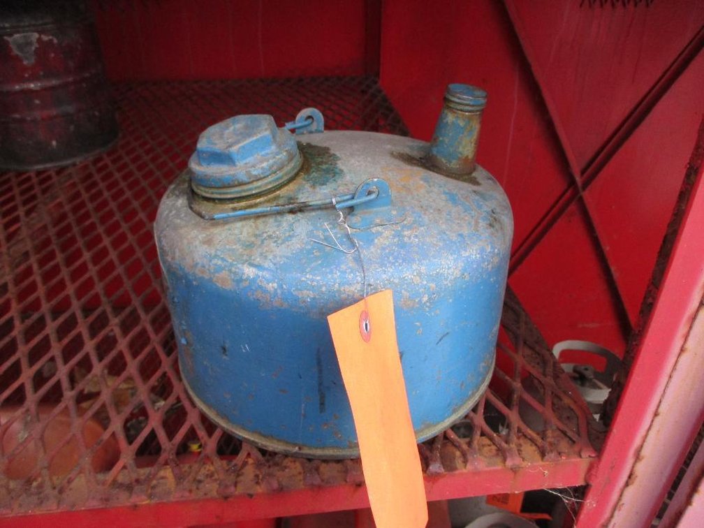 Vintage Metal Gas Tank
