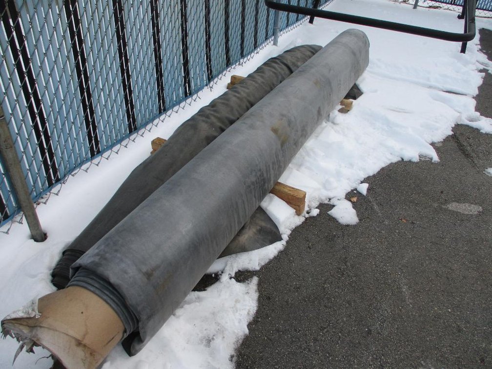 (2) Rolls of 60 mil. Rubber Membrane 