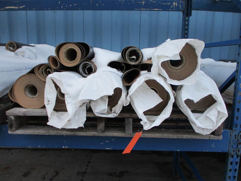 Pallet of PVC 50 mil. Tan IB Brand Roof Sheeting