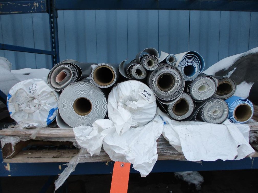 Pallet of 50 mil. White IB Brand Roof Sheeting
