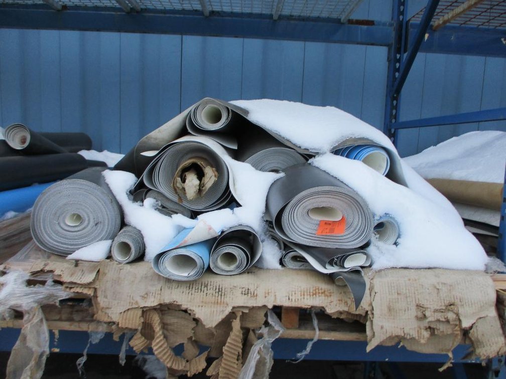 Pallet of 50 mil. White IB Brand Roof Sheeting