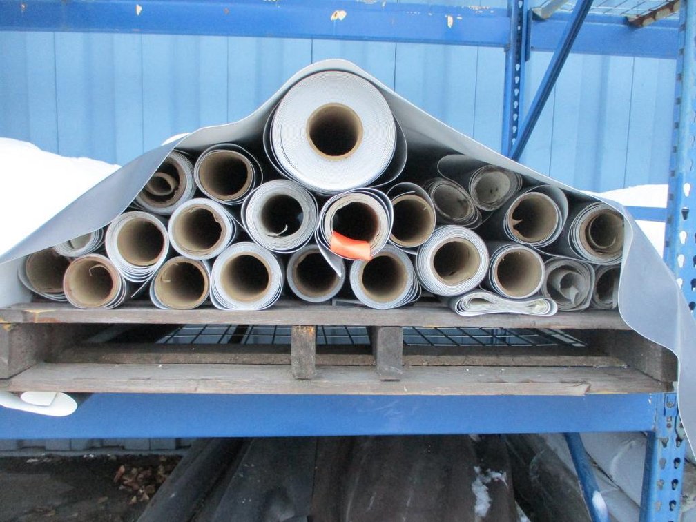 Pallet of 80 mil. White IB Brand Roof Sheeting