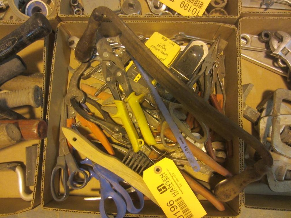 Flat of Various Tools