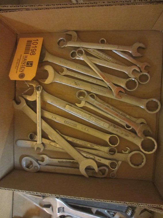 Flat of Various Wrenches