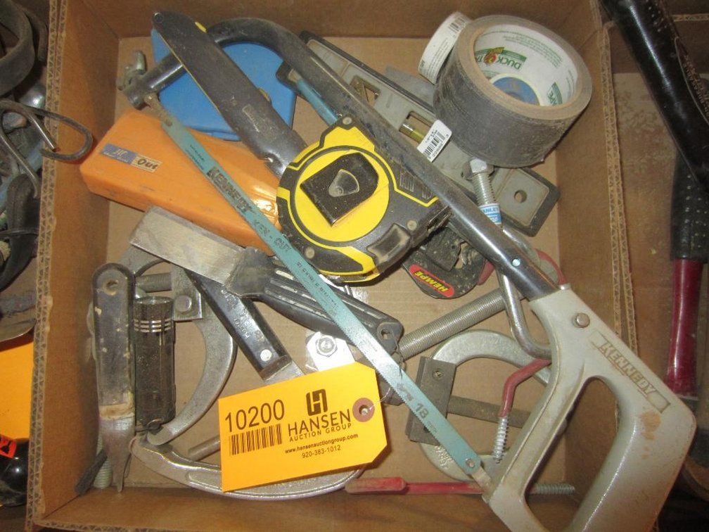 Flat of Various Tools