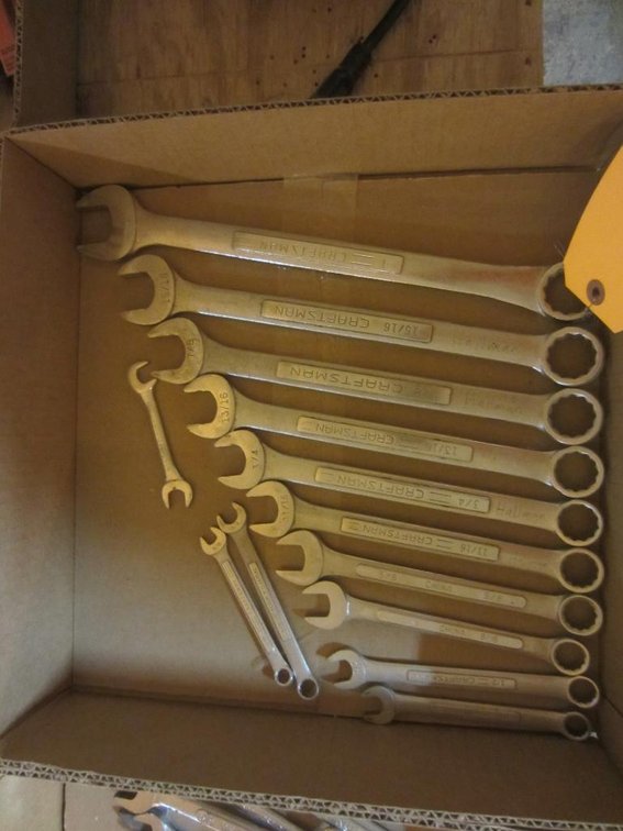 Flat of Various Wrenches