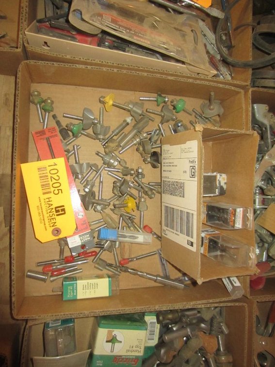 Various Router and Shaper Bits