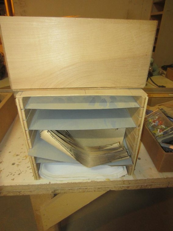Wooden Organizers with Contents