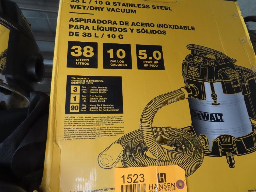 DeWalt Wet/Dry Vac