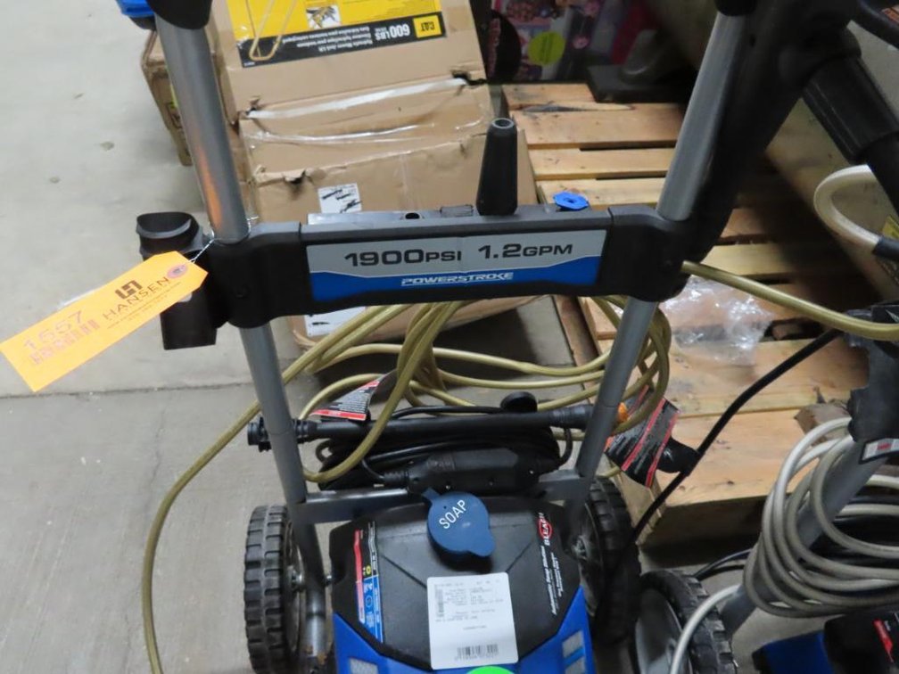 Power Stroke Electric Start Pressure Washer