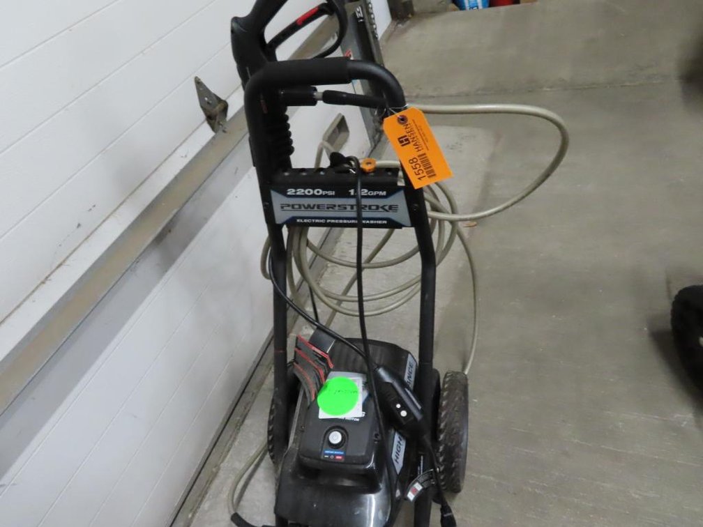 Power Stroke Electric Start Pressure Washer