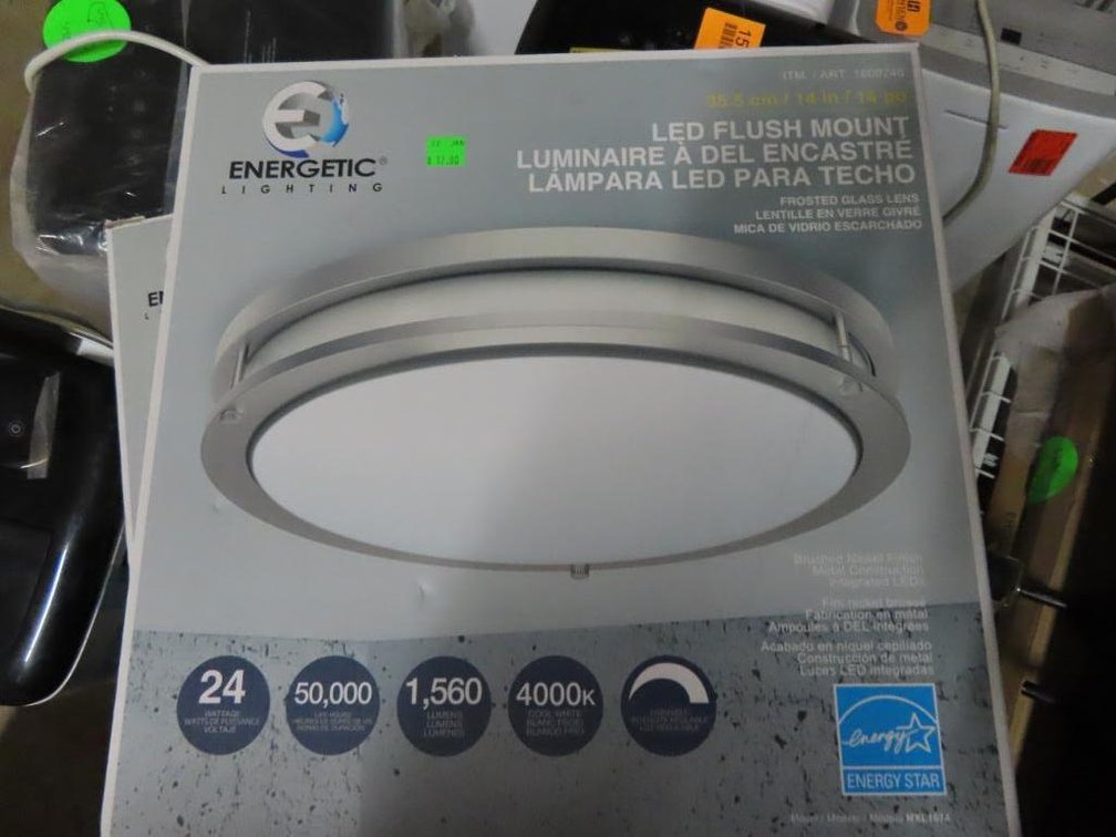 Energetic Lighting - LED Flush Mount Ceiling Light (3)