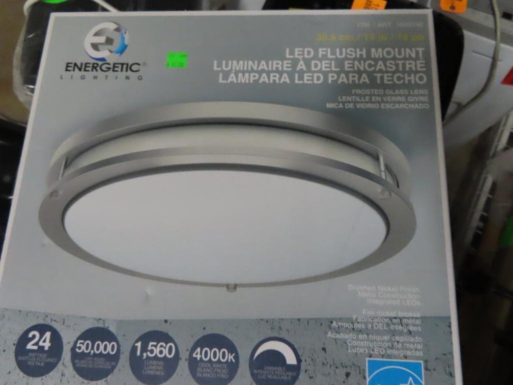 Energetic Lighting - LED Flush Mount Ceiling Light (2)