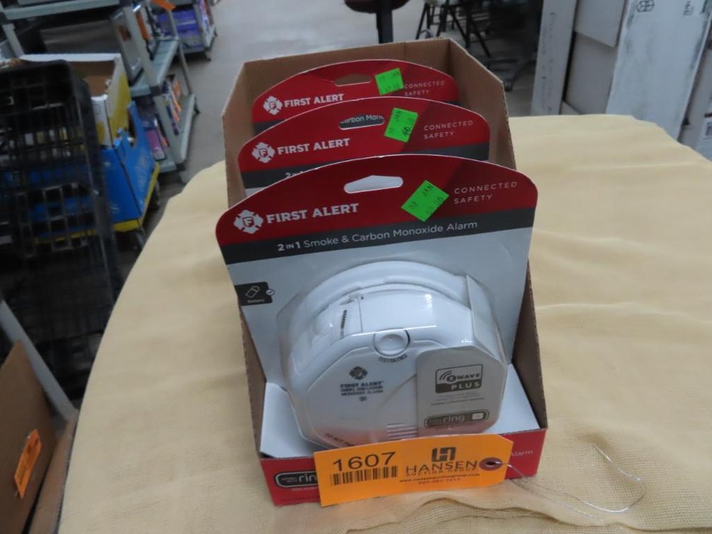 First Alert Smoke & Carbon Monoxide Alarm - Qty 3