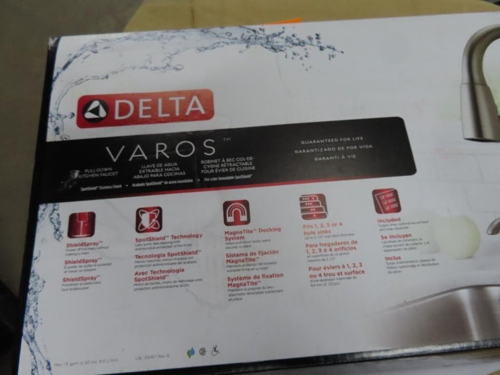 Delta Varos Pull-Down Kitchen Faucet