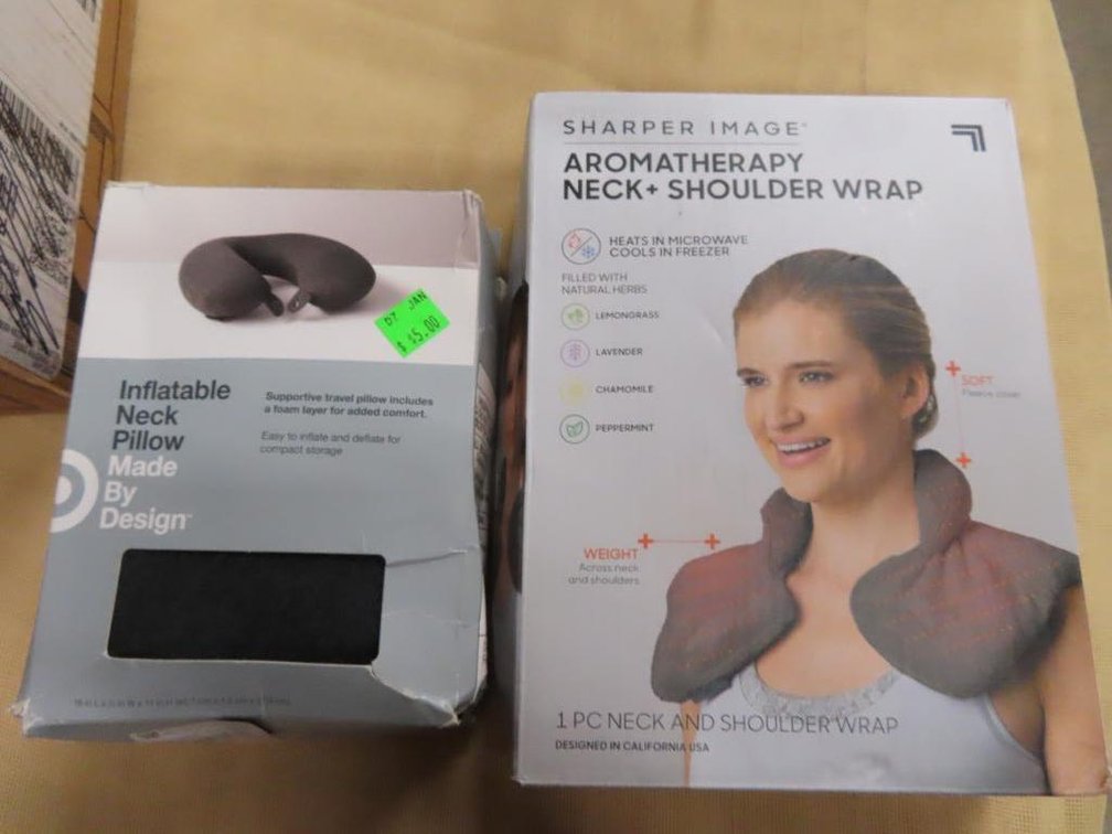 Inflatable Neck Pillow & Aromatherapy Wrap