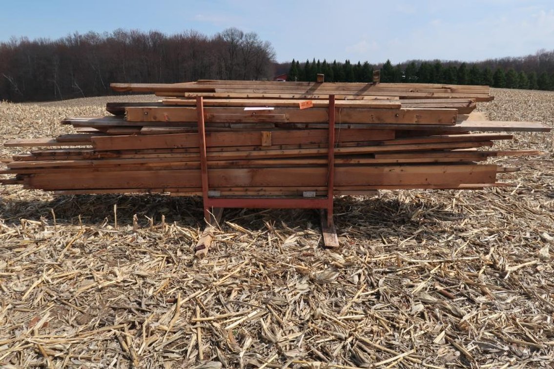 Large Group of 2" x 4", 2" x 6", 2" x 8", (Rack not Included)