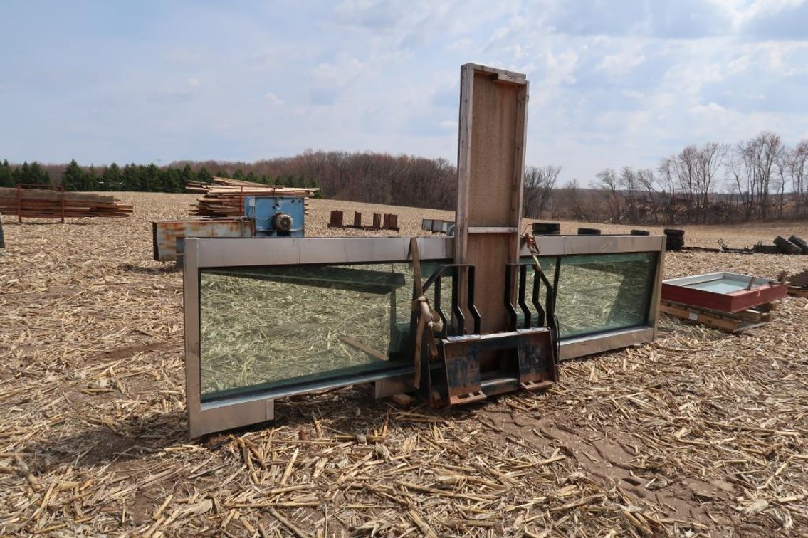 Large Window with Bullet Proof Glass (Pallet Forks not Included)