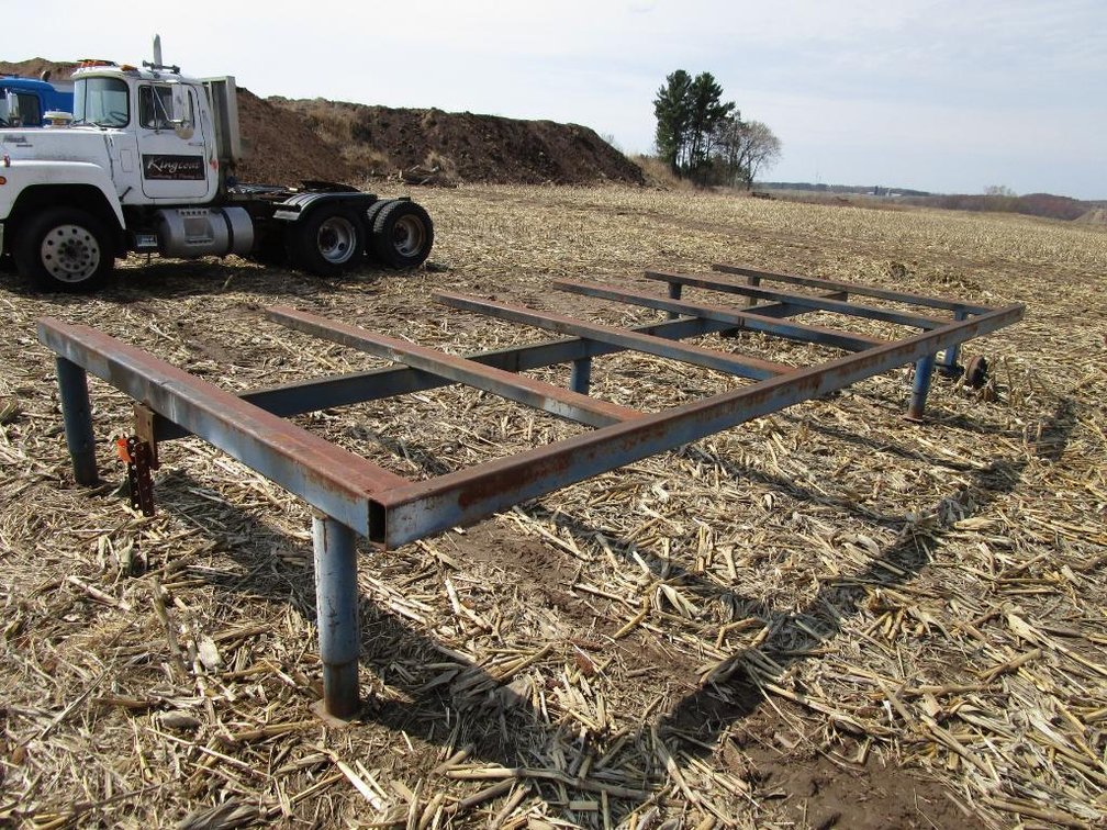 Heavy Duty Fabrication Jig Table with Leveling Legs, Axle, and Hitch