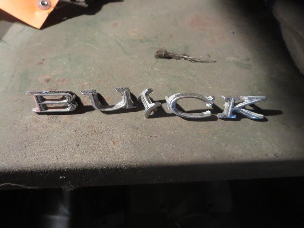 70 Buick Skylark Hood Letters