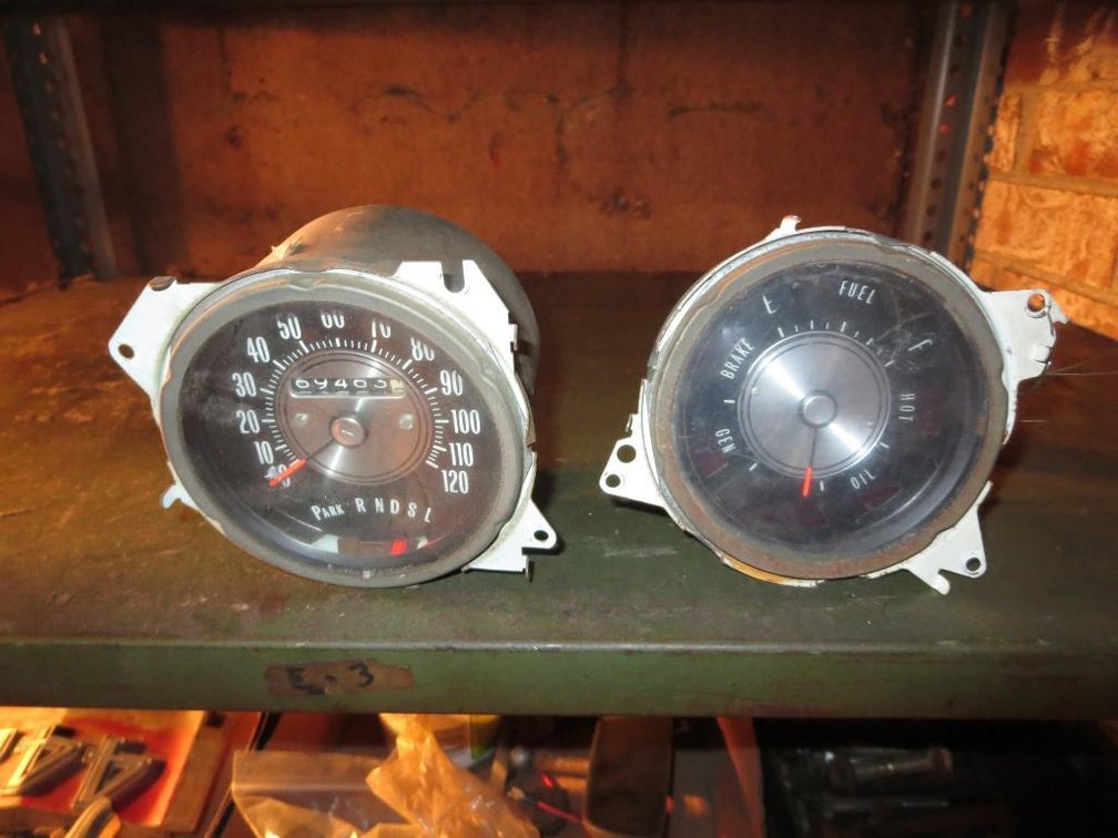 68-72 Cutlass Fuel Gauge and Speedometer