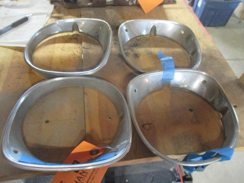 (4) Chevelle Headlight Bezels