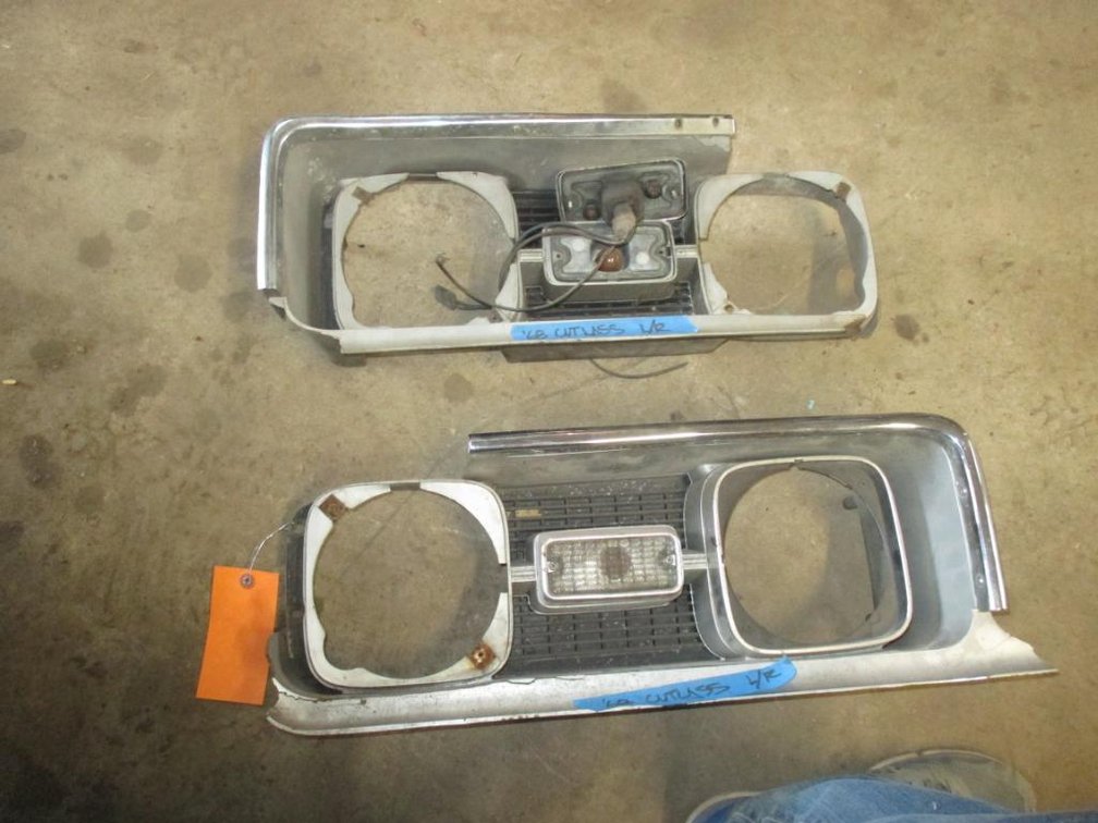 (2) 68 Cutlass Headlight Housing