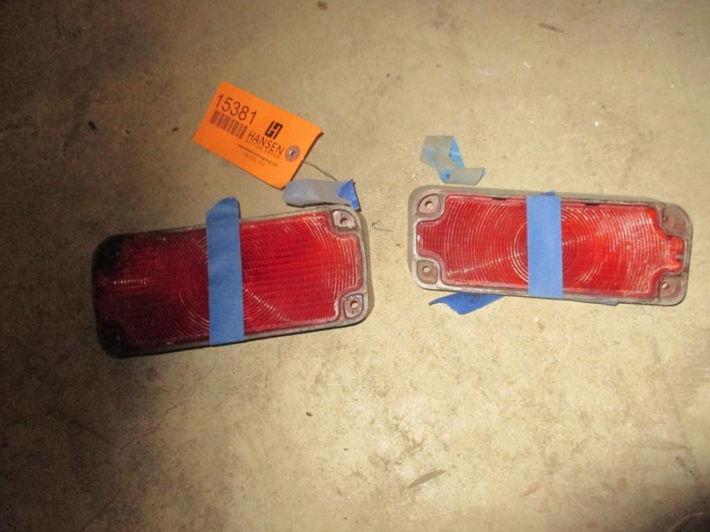 72 Cutlass Tail Lights