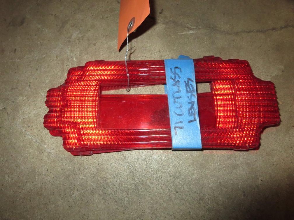 (3) 71 Cutlass Tail Light Lenses