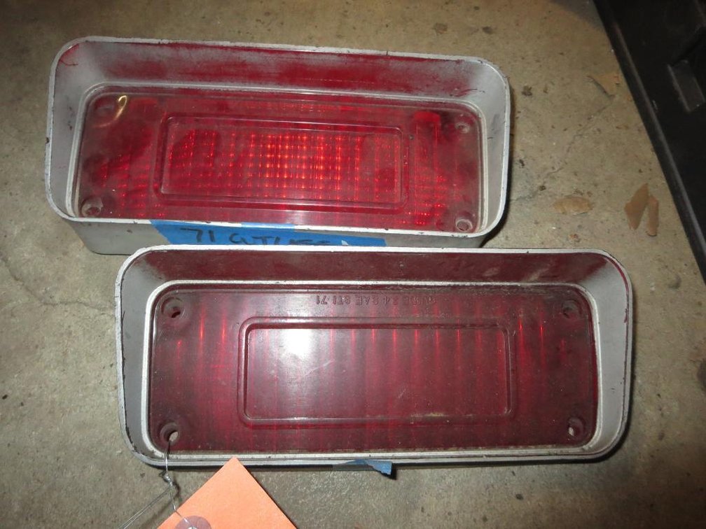 71 Cutlass Tail Lights