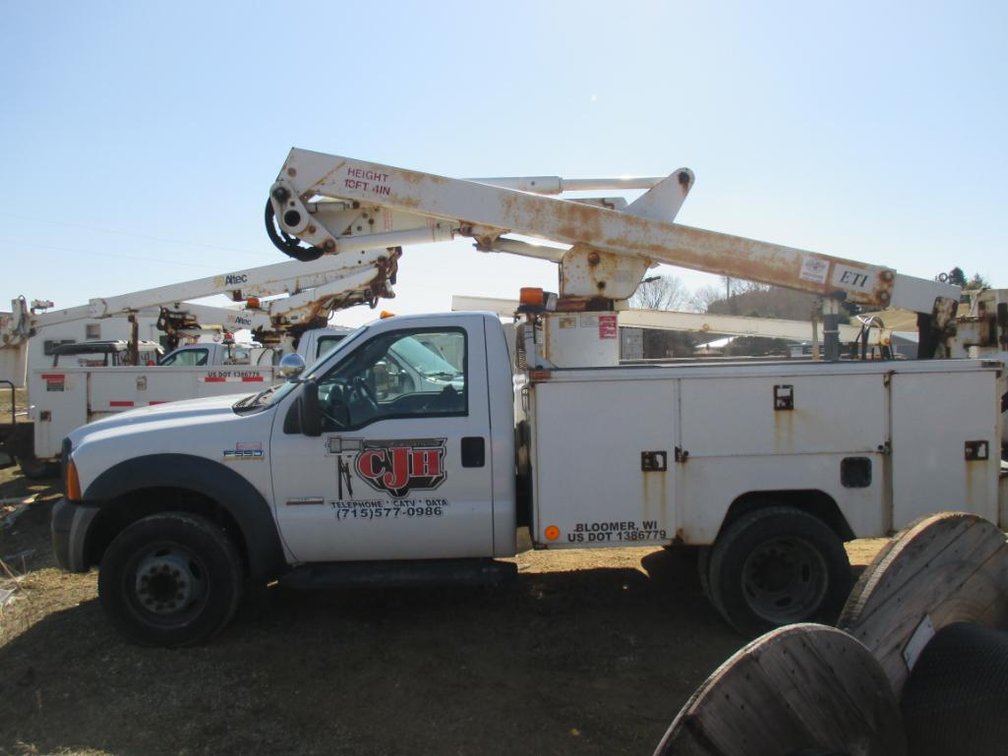 2006 Ford F-550 XL Super Duty Utility Truck, VIN 1FDAF56PX6ED35553, Does Not Run