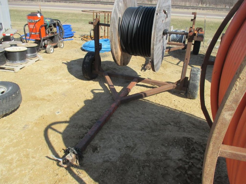 Cable Reel Trailer with Commscope Cable, 72" wide