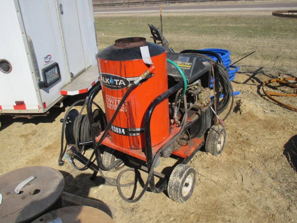 Alkota Cleaning System Pressure Washer, Model 430X4, Hot or Cold, with Air Hose