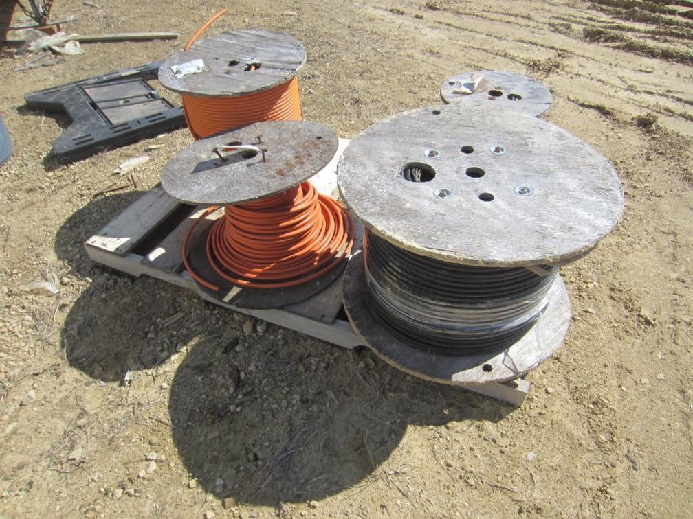 (4) Various Size Rolls of Telecommunication Cable