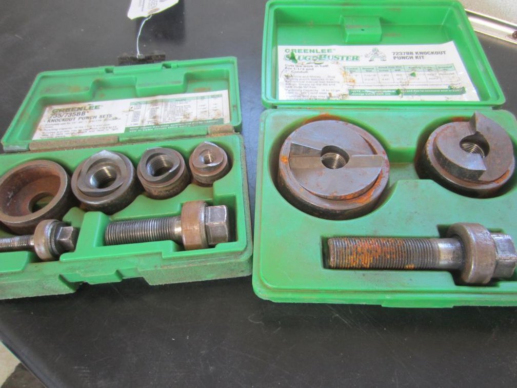 (2) Greenlee Knockout Punch Sets