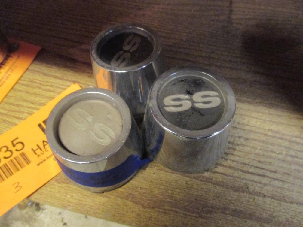 (3) SS Center Caps