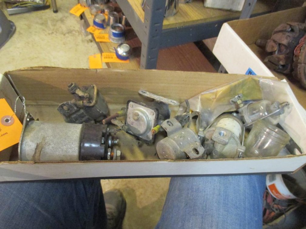 Starter Solenoid and Fuel Filter Bowls (B)