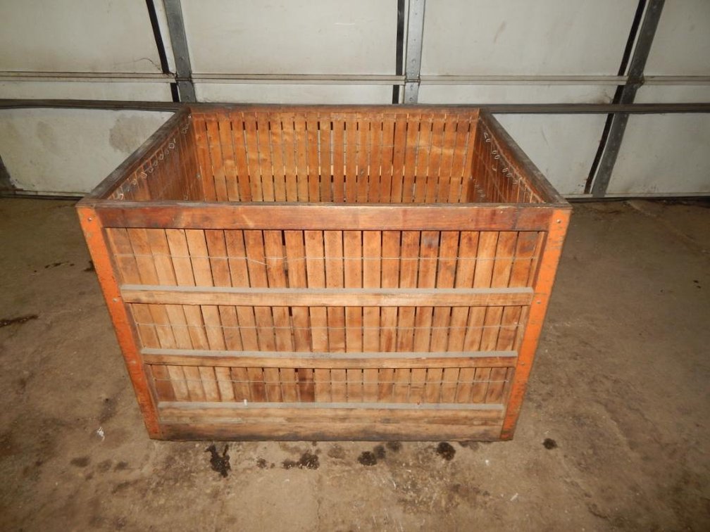 Stackable Wooden Box 38-1/8 X 28-3/8 X 28-5/8in. Outer Dimensions 35-3/4 X 26-1/4 X 23-3/4in. Inner Dimensions (OS)