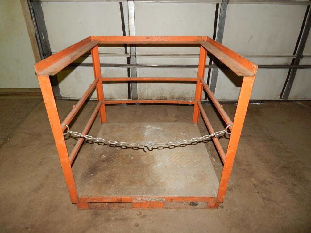 Forklift Safety Platform Cage 38-1/2 X 36-1/2 X 38-1/2in. Outer Dimensions 32 X 30 X 31in. Inner Dimensions (OS)